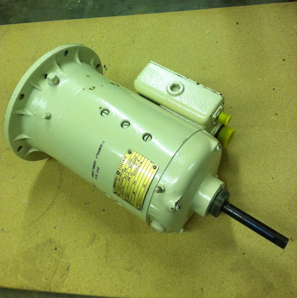 General Electric DC Motor 1 HP 5000 RPM 5BBY49AB6 5/8" Shaft Spins Smoothly eBay
