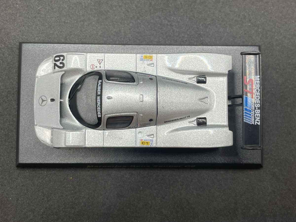 Kyosho 1/64 Mercedes-Benz Sauber C9 Silver #62 diecast model Kyosho 1/64 Mercedes-Benz Sauber C9 Silver #62 diecast model