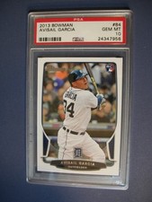 AVISAIL GARCIA 2013 Bowman #84 RC PSA GEM MINT 10 Tigers,White Sox