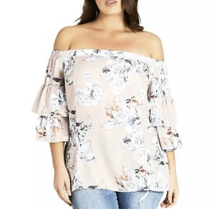 city chic off shoulder top