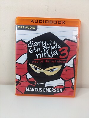 Rise of the Red Ninjas: Diary of a 6th Grade Ninja 3 Audiobook NEW SEALED   