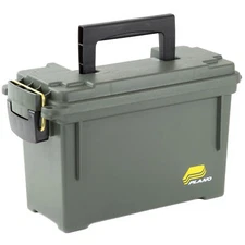 Plano Ammunition Can Hard Case/Storage 6-Pack Water-Resistant Lockable OD Green