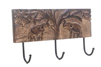 Wooden Wall Hooks Multi-utility Coat Key Hat Scarf Bags Towel Hanger With 3 S... on sale Wooden Wall Hooks Multi-utility Coat Key Hat Scarf Bags Towel Hanger With 3 S... on sale