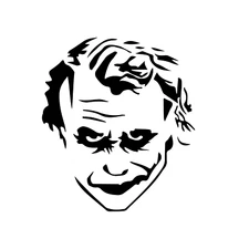 Vinyl Decal Car Truck Sticker Wall Batman Harley Quinn - Dark Knight Joker Face