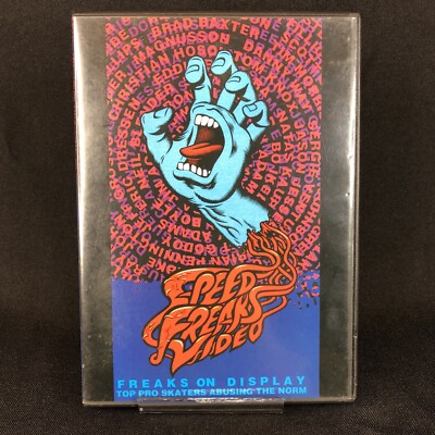 Speed Freaks Video DVD Freaks On Display Skate Video Santa Cruz 1989 Rare OOP