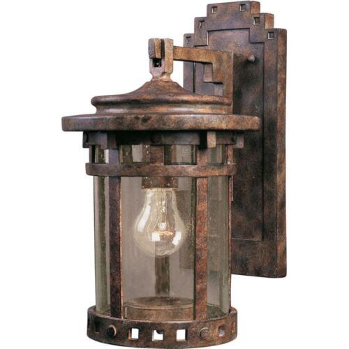 Maxim Lighting DC-Outdoor Wall Lantern Sconce 5.5" Rustic Aluminum, Glass Shade - Picture 1 of 1
