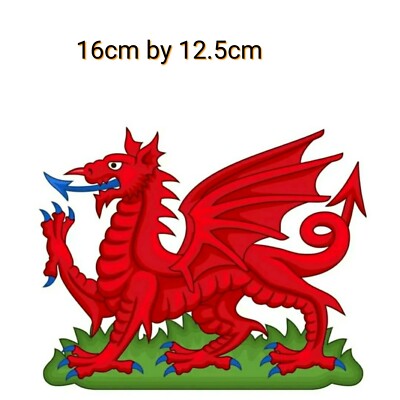 Welsh Dragon Decal - Ddraig Goch Sticker For Car, Caravan, Boat Or - Foto 10