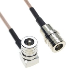 RG316 QMA male to QMA male right angle connector Lot RF Pigtail coaxial Cable