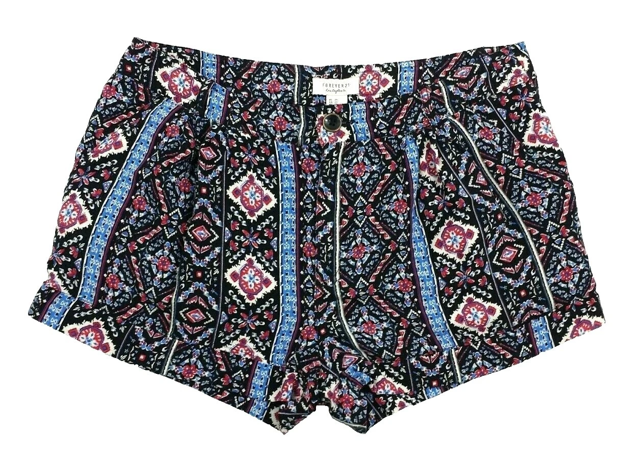 Poliéster mujer FOREVER 21 Pantalones Cortos Multicolor para Mujer