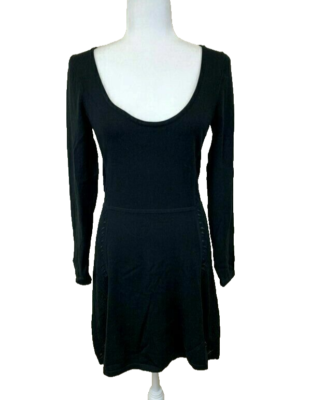 Victoria's Secret ~ Black Pointelle Knit Scoop Neck A-Line Sweater Dress L NEW | eBay Victoria's Secret ~ Black Pointelle Knit Scoop Neck A-Line Sweater Dress L NEW | eBay