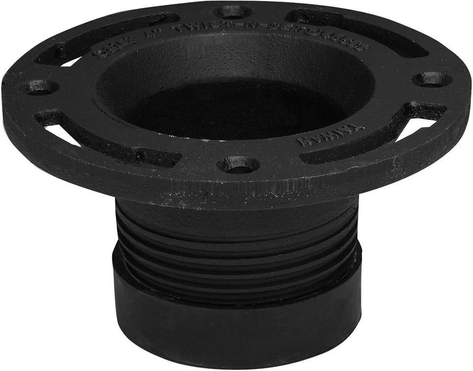 4 in. Cast Iron Twist-N-Set closet flange - Image 2 of 4