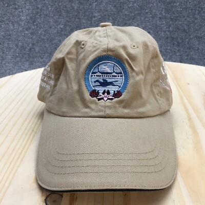 Kentucky Derby Baseball Cap Hat Mens Beige OS Curved Brim
