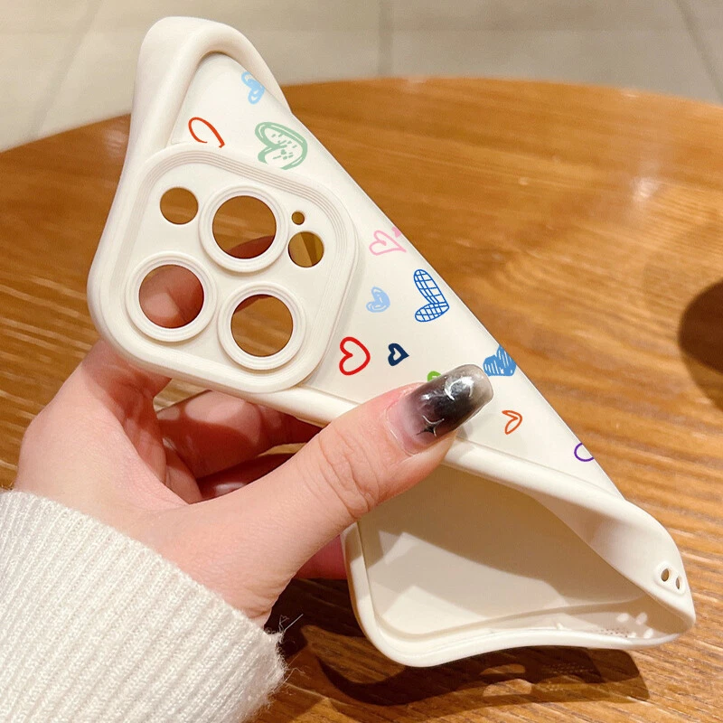 Heart For iPhone 16 Pro Max Plus 15 14 13 12 11 XS XR 8 7 Shockproof Case Cover - Image 2 of 4