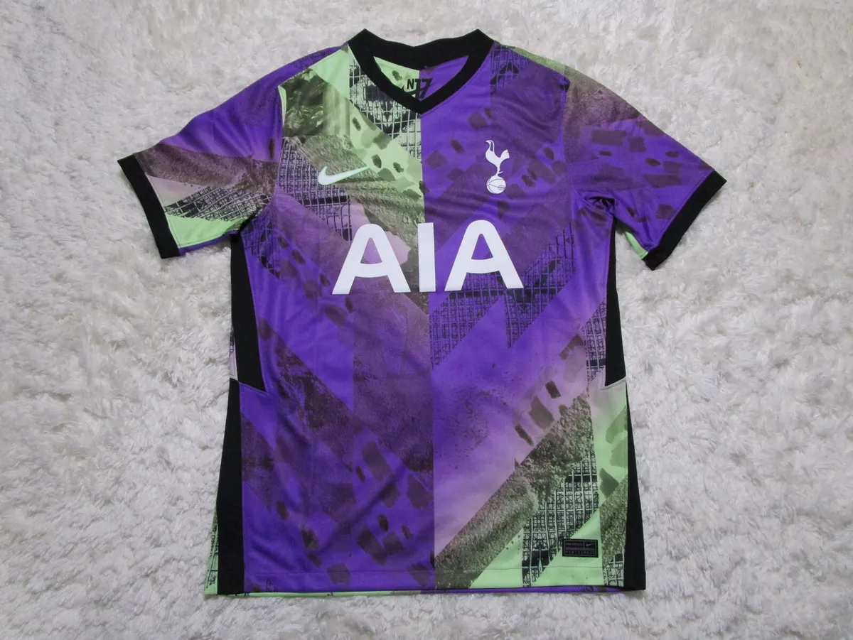 Tottenham Hotspur Jersey Mens Medium Purple Nike Dri Fit N17 AIA Football Club