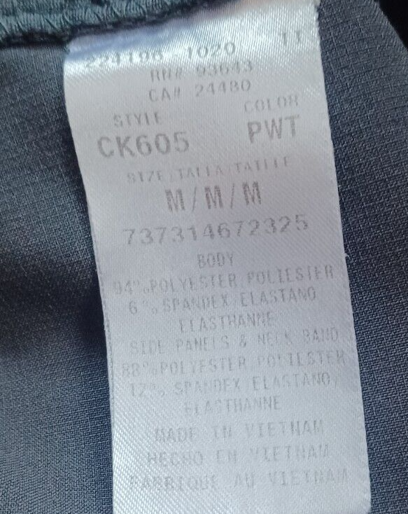 CHEROKEE Scrub Top iFlex Womens M Pewter Color Nurse Medical Dental