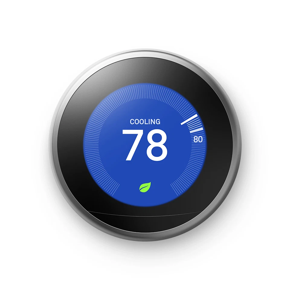 VALUE PACK: Nest Learning Thermostat 3rd gen + 1x Room Sensor + Mounting Plate - Image 2 of 4
