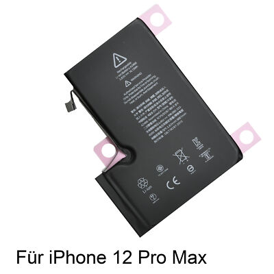Ersatz Akku für iPhone 12 Pro Max Batterie Accu Battery 3687mAh NEU