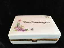 Ardleigh Elliot 2005 Granddaughter Porcelain Music Trinket Box