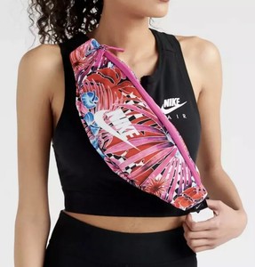 nike floral waist bag