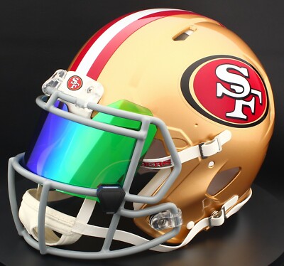 SAN FRANCISCO 49ers NFL Gameday AUTHENTIC Football Helmet w/ Eye