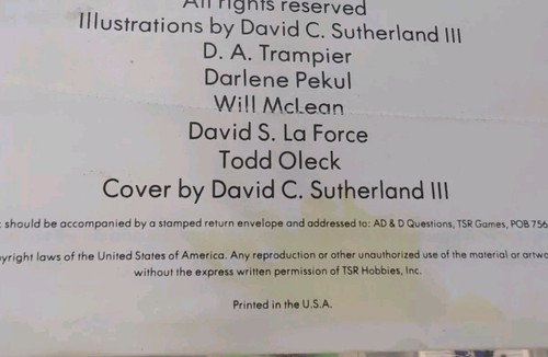 Dungeons and Dragons Dungeon Master's Guide First Print - Very Rough - Picture 6 of 10