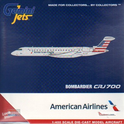 GEMGJ2033 1:400 Gemini Jets American Eagle CRJ-700ER Reg #N706SK