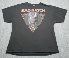 Bad Batch Star Wars T-Shirt Mens XL Black Delta Apparel Honor Valor Victory