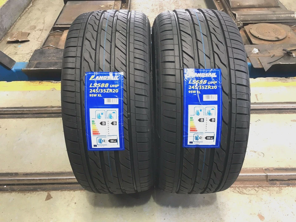 X2  245 35 20  245/35ZR20 95W XL LANDSAIL TYRES AMAZING B,B RATINGS TOP QUALITY