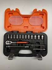 Bahco S160 1/4" Dynamic Drive Socket Set 16 Pcs Mini Ratchet Hex Sockets Bar