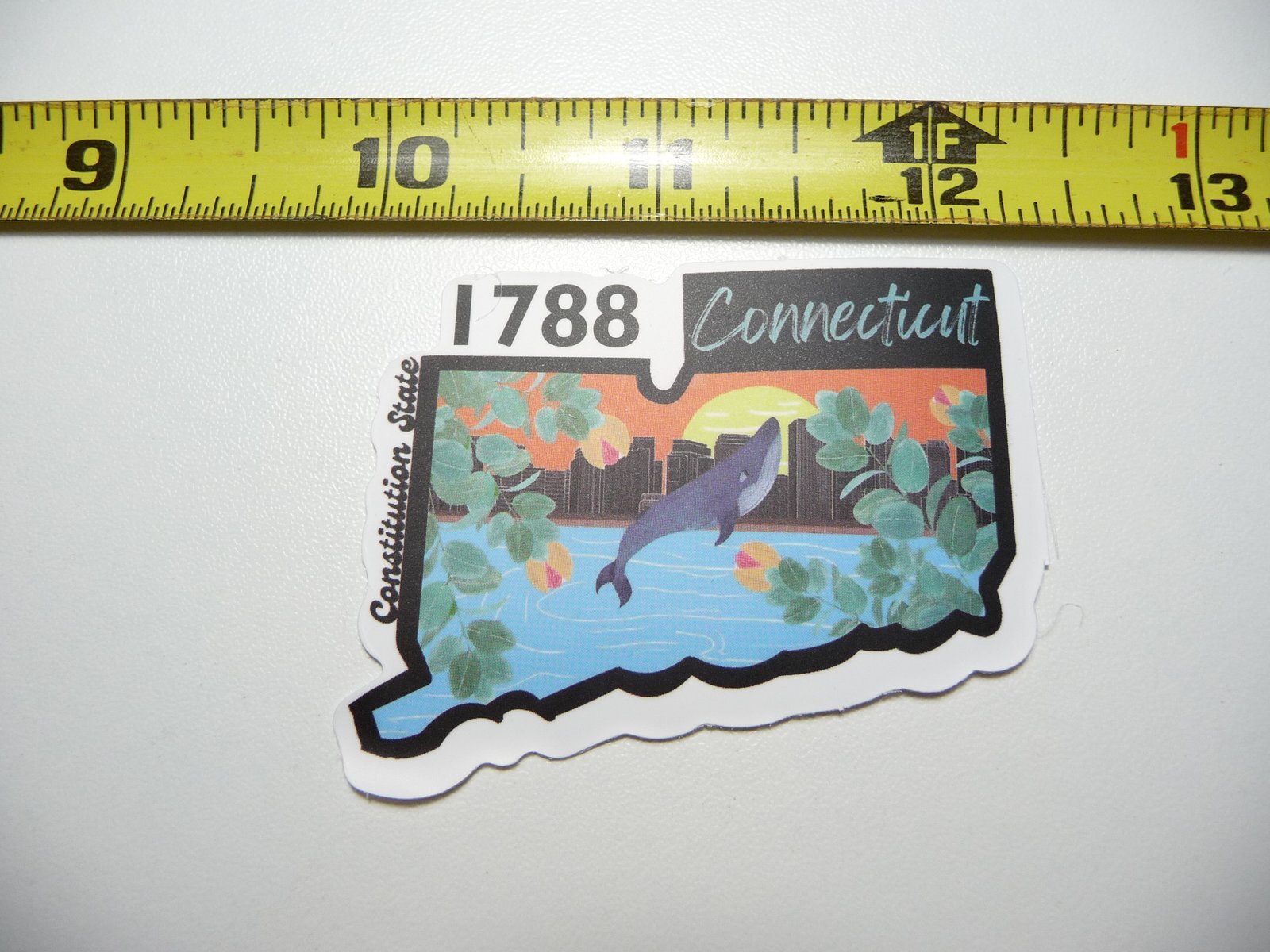 CONNECTICUT STATE PRIDE BIRTH TRAVEL VACATION TRIP USA UNITED STATES OF AMERICA