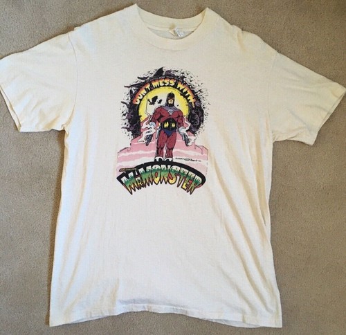 Authentic Vintage '80s Mr Monster T-Shirt (L) Michael T. Gilbert - Graphitti
