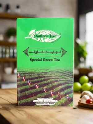 Myanmar Tea Mother's Love Variety Flavours Black Green Special Natural Green Tea