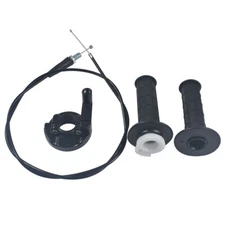 For Coleman CT200U Trail 200 Mini 196cc Bike Throttle Hand Grips Cable Clamp Kit