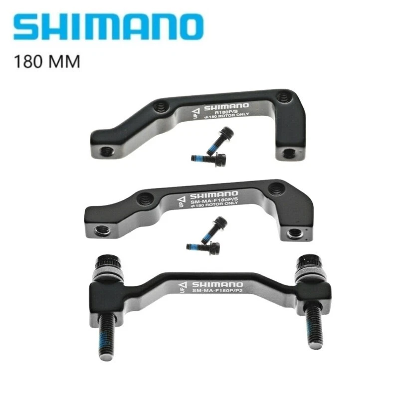 Shimano Disc Brake Caliper Front Rear Post Mount Adapter PM IS 180mm Black Bike