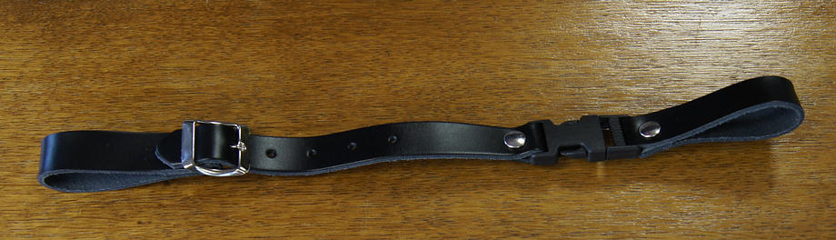 A La Dorsal Cuero Negro Correa De Sujeción Espalda, Clip Plástico P/Acordeón