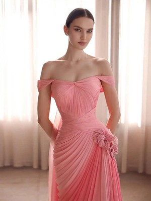 elegant designer evening dresses Erina Lace Sweetheart Gown main image 1