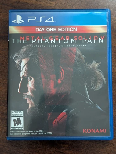 Metal Gear Solid V The Phantom Pain (Day One Edition With Map) PS4 - Mint