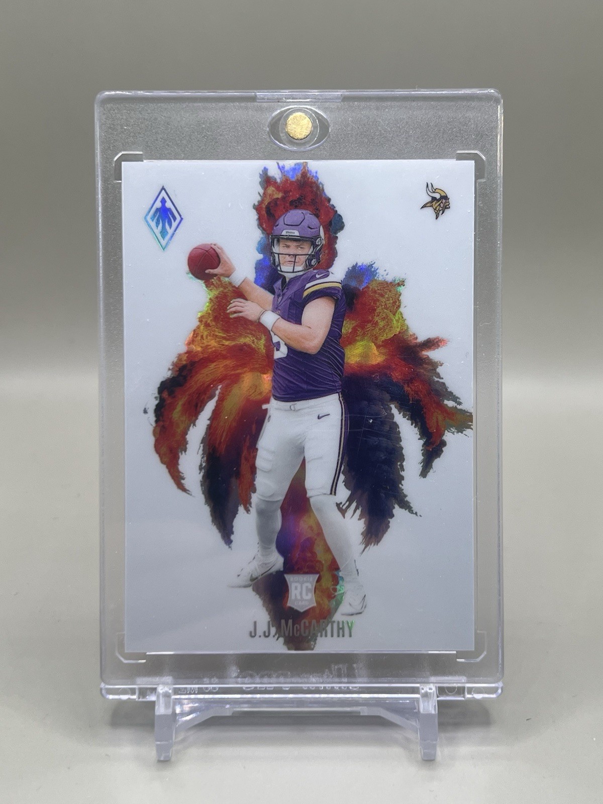 2024 Panini Phoenix - Color Blast J.J. McCarthy #CB-JMY (RC)