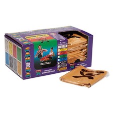 CANDO EXERCISE BAND, XXX-HEAVY, GOLD, 4 FT, BULK, LATEX-FREE, 20/BOX