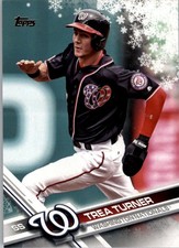 2017 Topps Walmart Holiday Snowflake #HMW163 Trea Turner - BB