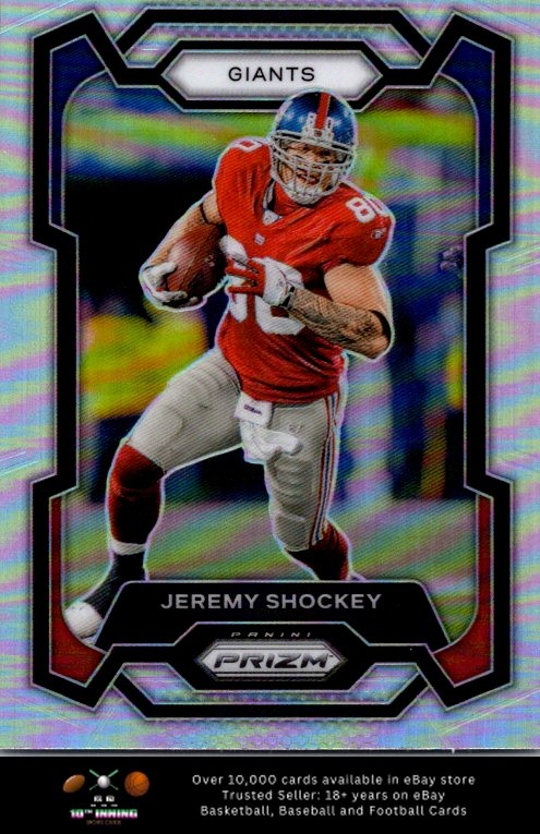 2023 Panini Prizm Silver FOOTBALL #222 Jeremy Shockey