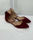 Charlotte Rousse Red Pointed Toe Sandals Dress Shoe Women 6 — photo 2