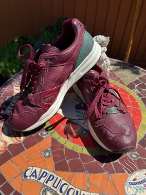 Puma Trinomic R698 Burgundy Leather Retro Sneakers Men s Size 11