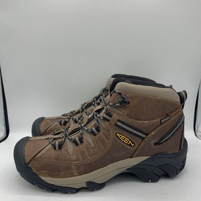 KEEN Targhee II Hiking Boots Mens Size 11.5 Brown Leather Hiking Waterproof