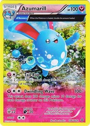 Azumarill (Alpha) 104/160 XY Primal Clash Holo Rare