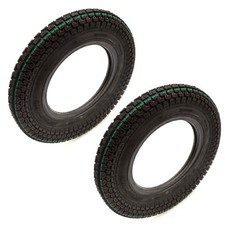 2x Scooter Tyre 3.50x10/350x10 Off Road Tyre Size 350-10 Front & Rear Wheel