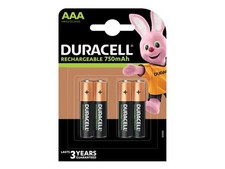 Duracell AAA Cell 750Mah Rechargeable Batteries (Pack 4) 20.99 per battery