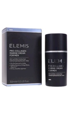 ELEMIS PRO COLLAGEN MARINE CREAM FOR MEN 30ml 1oz ANTI WRINKE Exp2028 GENUINE!!!