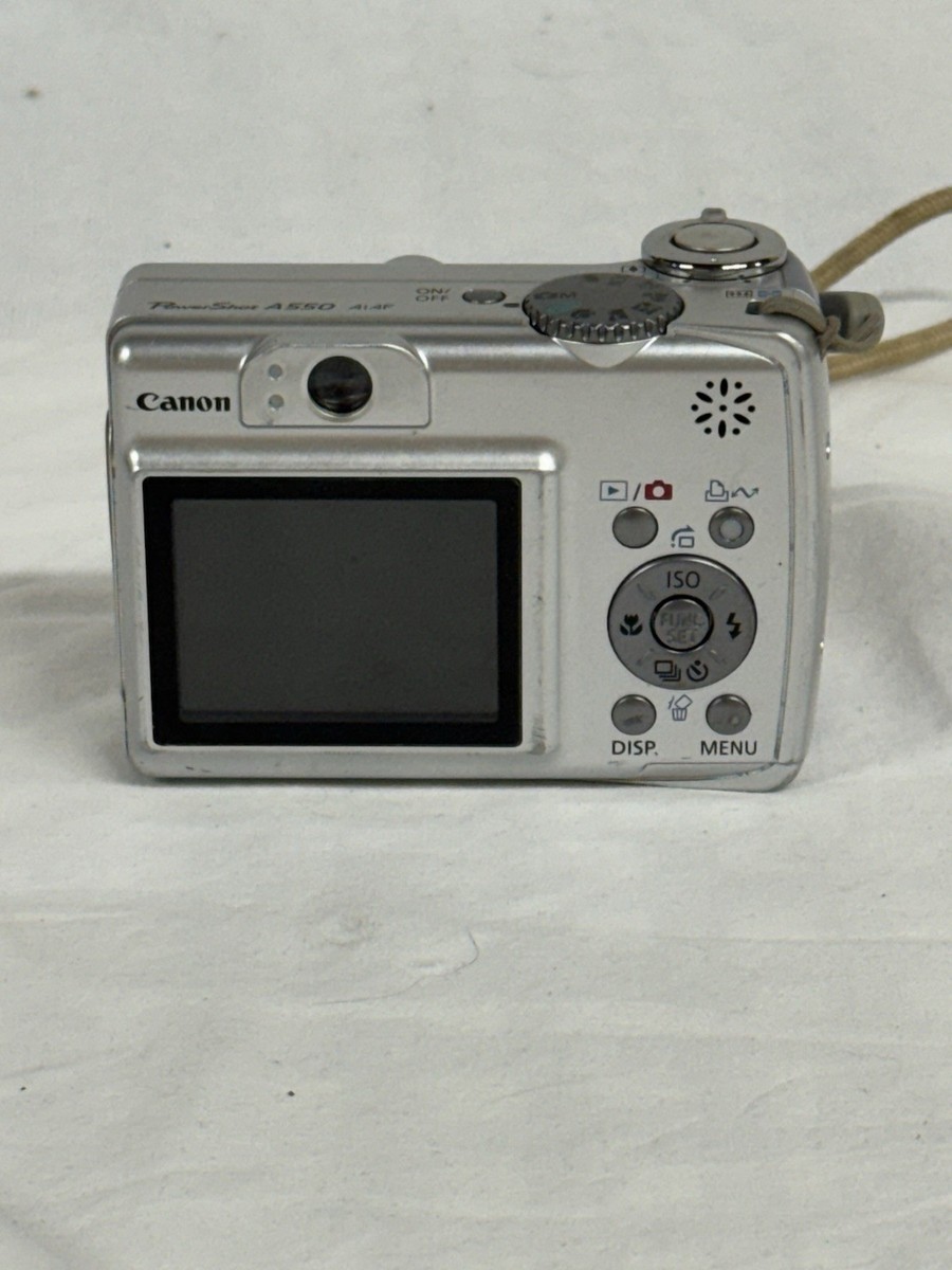 Buy Canon PowerShot A550 7.1MP Digital Camera - Silver online | eBay