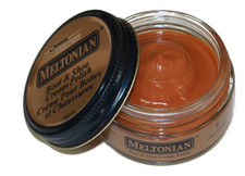 Meltonian LIGHT BROWN Boot and Shoe Cream Polish 1.55 oz Jar 6 NEW